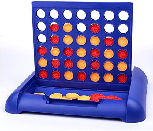 ClassicBoard Game, Travel Foldable Line Up 4 In A Row Game For Kids Children Games , Fun Popular Educational Giant Four Five in a Row Family Desktop Puzzle Games (Small Size)