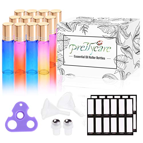 6 Essential+Bottles+PrettyCare+Rainbow+Funnels