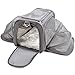 Jet Sitter Expandable Pet Dog Cat Carrier - Soft Sided Carriers Cats Dogs Travel Crate (Large)