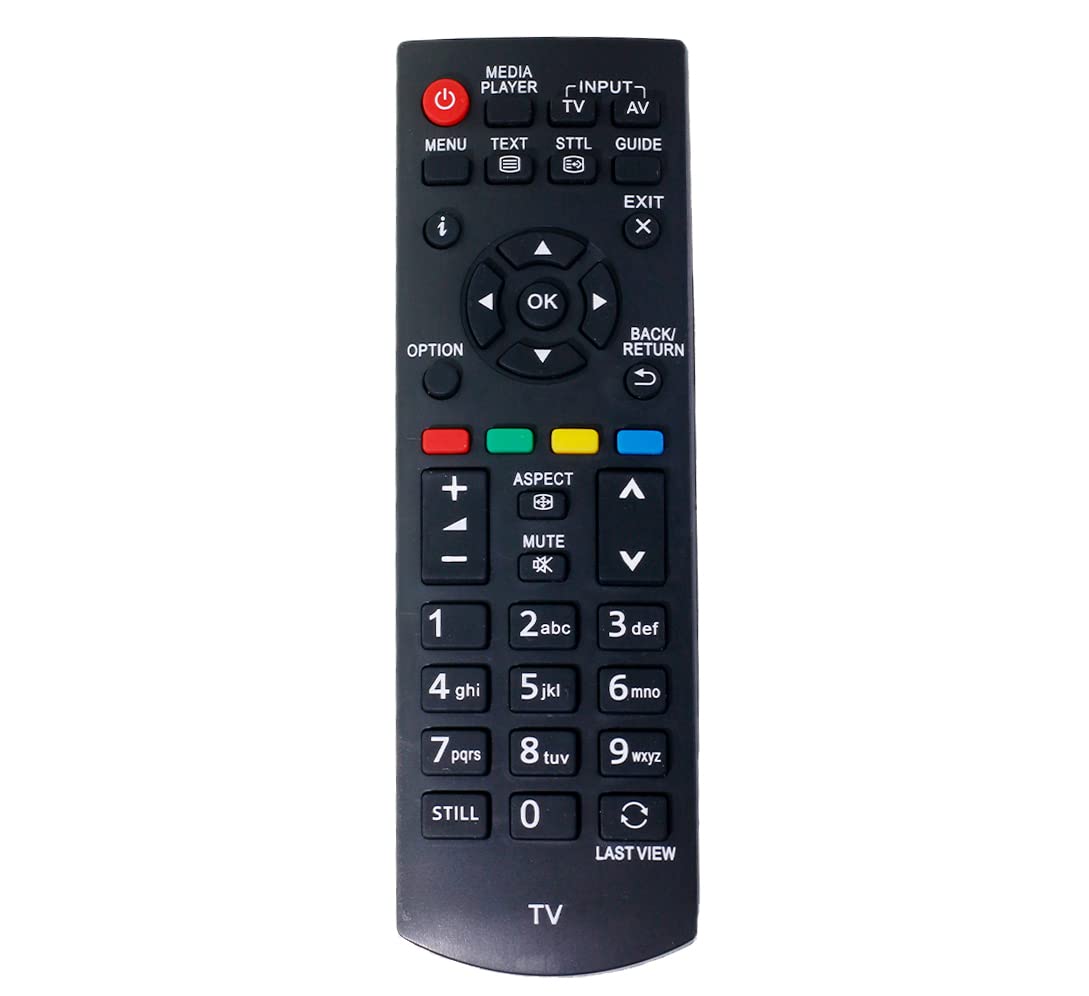 N2QAYB000816 VINABTY Replaced Remote Fit for Panasonic LED LCD TV TX-39A400B TX-42A400B TX-50A400B TX-39A400E TX-42A400E TX-50A400 TX-L19XM6E TX-L24XM6E TX-24G310B TX-32G310B TX-L19XM6B TX-L24XM6B