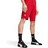 PUMA Men's Standard Scuderia Ferrari Race Fleece 10" Shorts, Rosso Corsa SS25, Medium