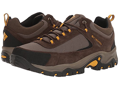 Columbia Men's Granite Ridge Hiking Boot, mud, Golden Yellow, 11 Wide US