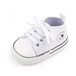 KKIIDDSS Unisex Baby Girls Boys Canvas High-top