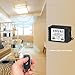 eMylo DC 12V 1CH 433Mhz RF Relay Smart Wireless Remote Control Light Switch Transmitter with One Relay Receiver (Interlocked Mode)