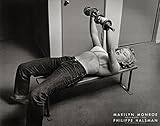 (22x28) Marilyn Monroe (Working Out Lifting Weights) Photo Poster Print