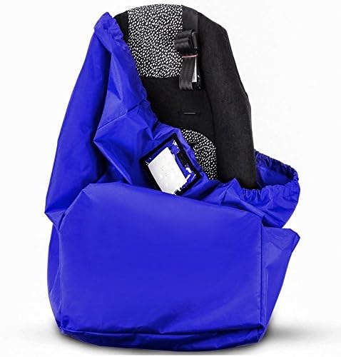 Yocoo Car Seat Travel Bag Gate Check Bag with Shoulder Straps and Storage Pouch for Air Travel Storage and Airport Gate Check - Fits Car seats, Infant Carriers &amp; Booster