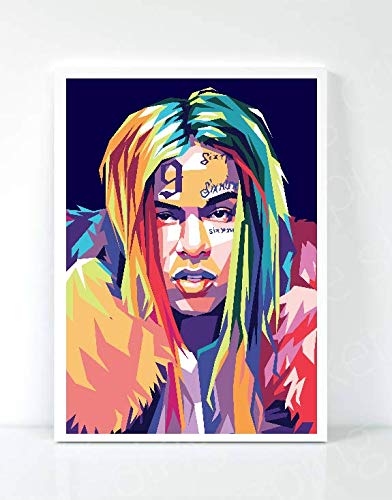 6ix9ine Limited Poster Artwork - Professional Wall Art Merchandise (More (16x20)