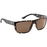 Flying Fisherman Waypoint Polarized Sunglasses for Men, Women, Fishing, Outdoor Sports, UV Protection | Matte Tortoise Frame/Amber Lens (PN: 7393TA)
