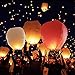 rekon Mixed Colors Chinese Lanterns, 100% Biodegradable Eco Friendly Sky Lanterns for Birthdays, Parties, New Years, Memorial Ceremonies and More (5)