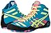 Asics Men's JB Elite Wrestling Shoe,Teal/Flash Yellow/Pink,9.5 M US/42 EU