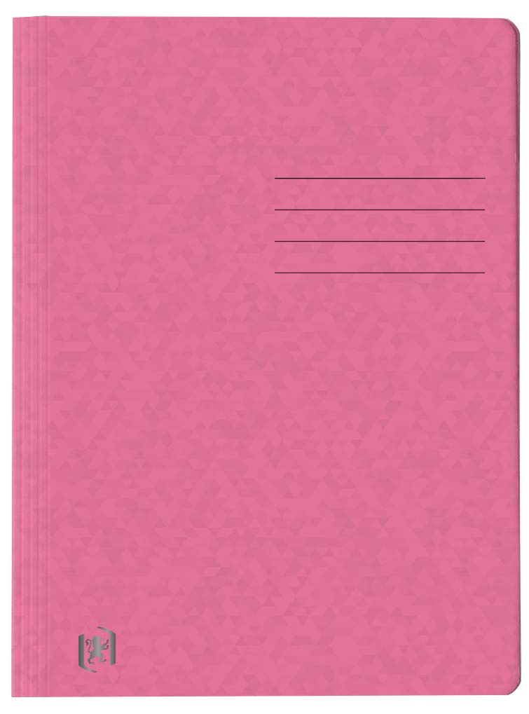 Oxford Top File + A4 Extra Strong Cardboard File - Pink (Pack of 25)