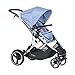 phil&teds Voyager Inline Stroller, Blue Marl