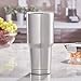 BUILT 30 Ounce Double Walled Stainless Steel Tumbler Silver 5193239