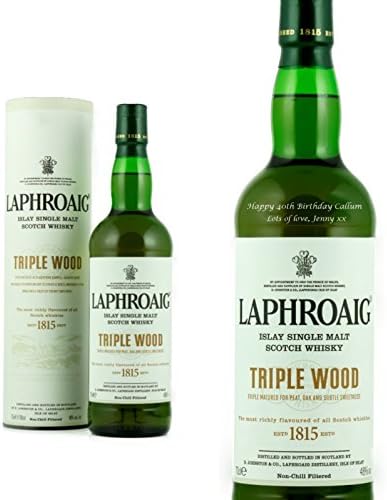 Personalised Laphroaig Triple Wood 70cl