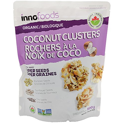 UPC 677210090161, Inno Foods Organic Coconut Clusters With Pumpkin, Chia And Sunflower Seeds 17.64 oz