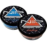 Nip Energy Dip - Wintergreen & Peach Two Can Flavor Pack - Chew Tobacco Alternative- Nicotine Free