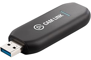 Elgato Cam Link 4K – External Capture Card for DSLR & Camcorder, ActionCam as Webcam, Meet/Stream/Record in 1080p60 or 4K30/4