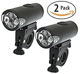 Bell Lumina 400 2x Pack - 5 LED, 150 Hour, No Tools Req, Removable Flashlight, 180° Visibility, Special Buy for Incredible Value, 1 Year Warranty, Better than iPulse - (2 Lights Per Order)