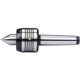 INPANOLS MT3 Live Center,3MT 60&deg; Morse Taper, .0003"Acc. for Lathe CNC Work | 6.97'' Length Rotating Head, Precision Medium Duty Live Tailstock Center for Wood &amp; Metal Lathe Work, High Speed Turning Tool