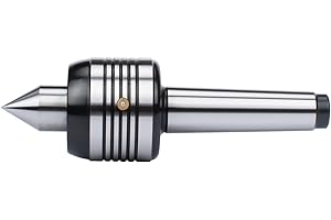 INPANOLS MT3 Live Center, 3MT 60 Degree Morse Taper Precision Lathe Medium Duty Live Tailstock Center for Wood & Metal Lathe 