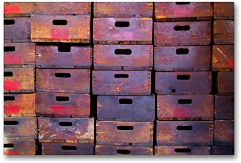 Caja de transporte de madera, 90 x 60 cm: Amazon.es: Hogar