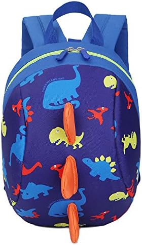 Veenajo Kids Preschool Bookbag with Anti Lost Safety Leash Harness Backpack (Onesize, DarkBlue)