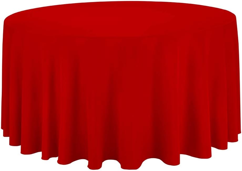 Craft And Party Premium Polyester Tablecloth - 90" x 156" Rectangle White Tablecloth for Wedding, Restaurant or Banquet: Furniture & Decor