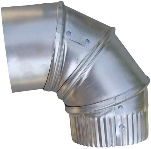 Speedi-Products EX-26A90 04 4-Inch Aluminum 90-Degree Adjustable Elbow