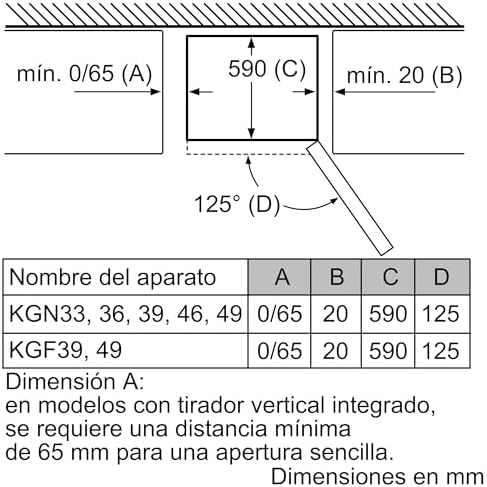 , Frigorífico Combi, Serie 4, Total NoFrost, Inox, KGN36VIDB