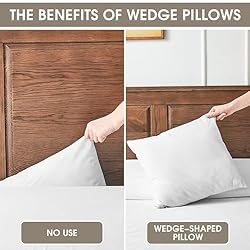 RUJIPO Twin Size (39"x10"x6") Bed Wedge Pillow for