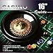 Da Vinci 16-Inch Roulette Wheel Game Set with 120 11.5-Gram Chips, Full Size 3'x6' Felt Layout, and Rake