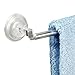 iDesign Reo Metal Power Lock Suction Towel Bar Rack for Bathroom, Kitchen Use, 1.75