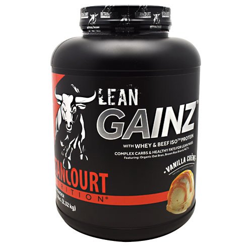 Betancourt Nutrition Lean Gainz Whey Protein, Vanilla Creme, 5 Pounds