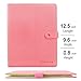 Business Padfolio Faux Leather Portfolio Binder Case by RAY.King Professional Documents Organizer with 5 Card Holders & iPhone Slot for Interview &Resume Document and Notepad