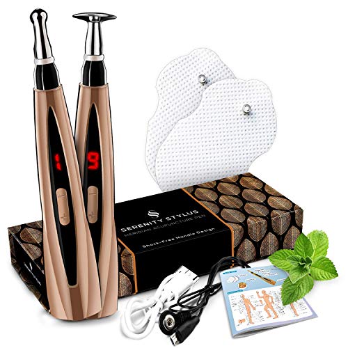Acupuncture Pen, Electro Pain Relief Therapy, 2 Massage Heads. Electric