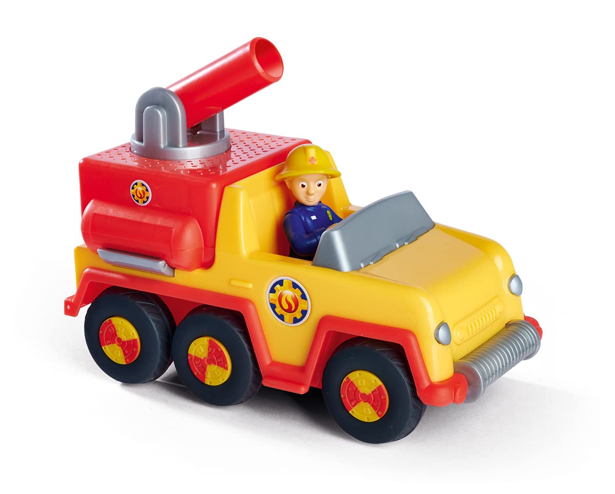 Simba 109252506 Fireman Sam Venus, Childish Version with Penny Figure 7 cm, Toy Car 16 cm, Fire Engine from 3 Years