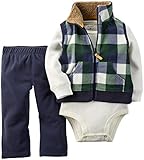 Carter's Baby Boys' 3 Piece Micro Vest Set (Baby)