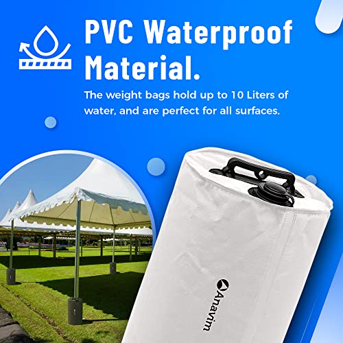 Anavim Canopy Water Weights Bags Great for Canopies, Tripods, Speaker