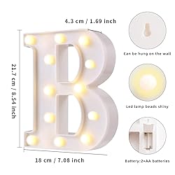 Laerjin Light Up Letters, Marquee Letters with