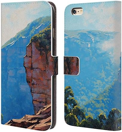 Official Graham Gercken Echo Point Land Leather Book Wallet Case Cover For Apple iPhone 6 Plus / 6s Plus
