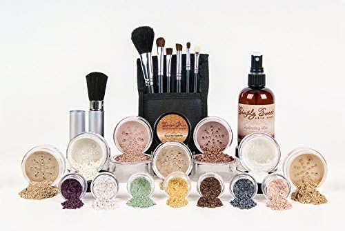 ULTIMATE KIT (BEIGE) Full Size Mineral Makeup Set Matte Foundation Kit Bare Face Sheer Powder Cover