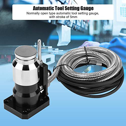 Keenso CS-100K-30 CNC Automatic Tool Setting Gauge Touch Sensor Normally Open Tool Presetter Locator with Stroke 5mm for CNC Engraving Machine