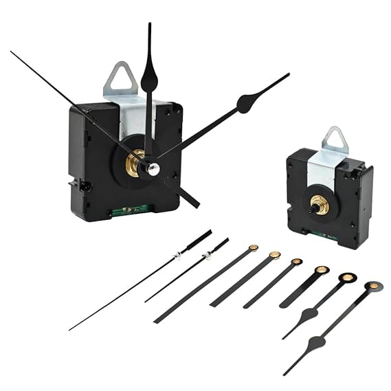 vidaXL Funkuhrwerk Quarzwerk mit Zeigern Quarz Uhrwerk Quarzuhrwerk Funkuhr