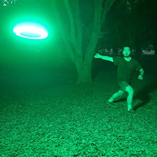 Flying Disc – 36 LED Monocolore, Super Luminoso, modalità Smart, Auto-Illuminazione, Ricaricabile, Impermeabile, Gioco Outdoor per Bambini e Adulti, 175 g