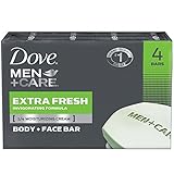 Dove Men+Care Body and Face Bar, Extra Fresh 4 oz, 10 Bar