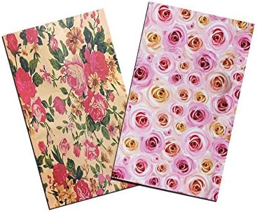 6" x 9" Designer Series -FLAT Poly Mailers, Self Sealing Envelopes (400, Bouquet&amp;Antique Rose)