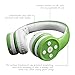 YUSONIC Toddler Headphones Wireless, Bluetooth Kid Headphones for Boys Girls,5 Button Easy use with Sharing Port, Built in Mic for Laptop Phones Computer (bs690 Green)