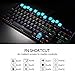 VicTsing 87 Key LED Backlit Mechanical Gaming Keyboard, Water-Resistant Mechanical Keyboard with Blue Switches, 6-Color LED Backlit Keyboardthumb 2