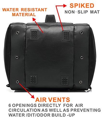 TurnWay Ski/Snowboard Boot Bag/Skating Bag | Excellent for Store Gear, Jacket, Helmet, Goggles, Gloves & Accessories | Travel with Waterproof Exterior & Bottom, Venting & Grommets for Snow Drainage - Thumbnail 4