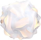 kwmobile DIY Puzzle Lamp Shade XL – 30 Pieces 15 Designs 40 cm White view 1